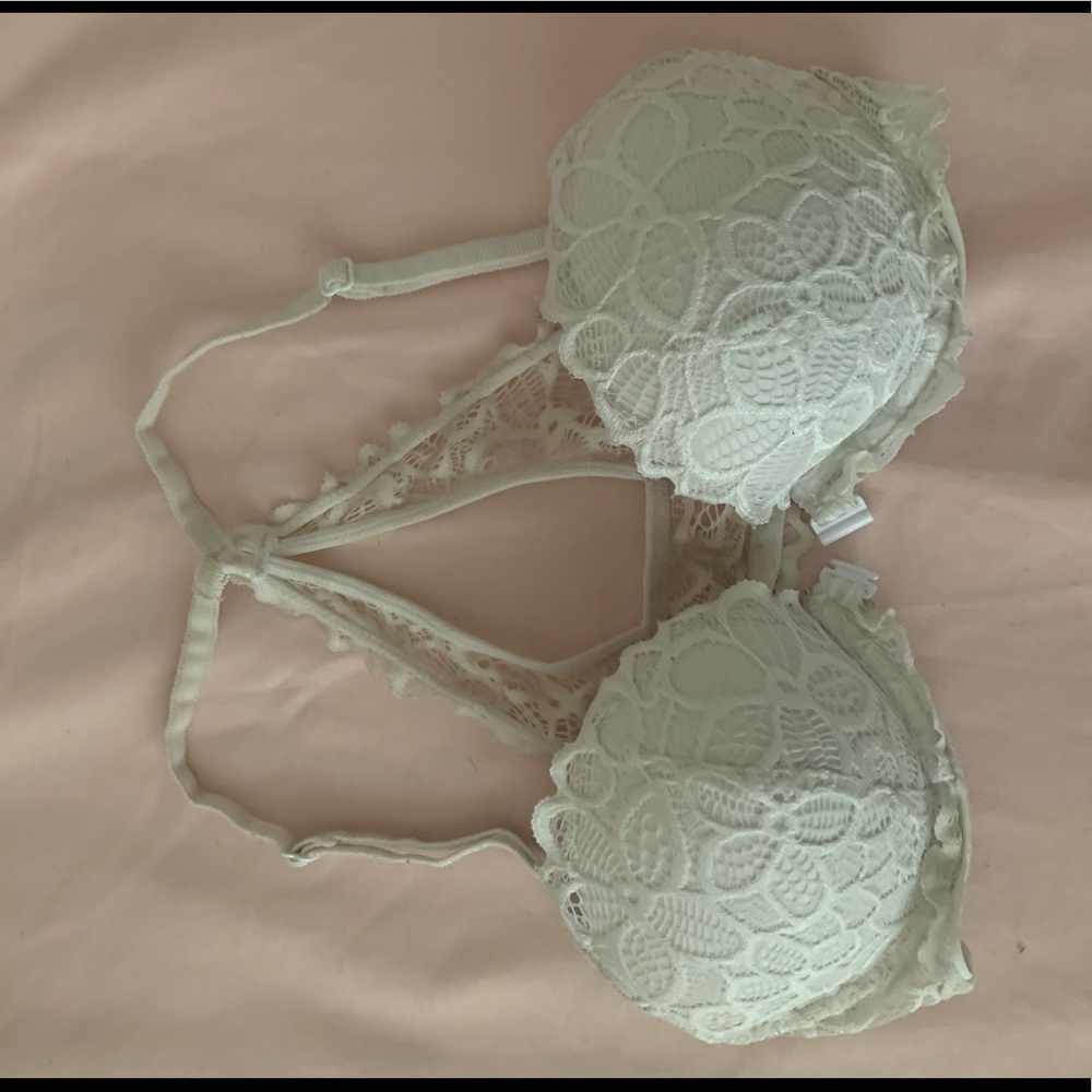 white date racer back bra